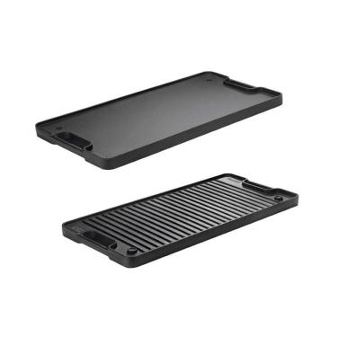 Imagem de Chapa Dupla Face Retangular de Ferro Panela Mineira 50x25cm