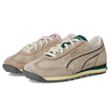 Imagem de PUMA Tênis masculino Easy Rider Squid Game, Neve alpina/murta escura/vermelho clube, 41