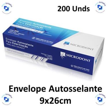 Imagem de Envelope Autosselante (9x26cm) C/200 Unds Envelopes - Microdont