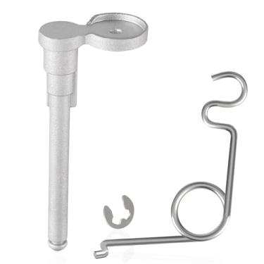 Imagem de KPALAG Kit de reparo permanente Kit de reparo de tanque de combustível (pino de dobradiça de porta de combustível com mola de porta a gás) compatível com Ford F150 2009-2014 Lincoln Mark LT 2010-2014