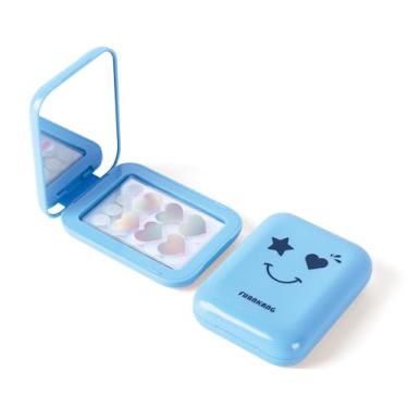 Imagem de FUANKANG Adesivos de espinhas para rosto, adesivos hidrocolóides coloridos para cobrir espinhas e manchas, lindo adesivo redondo para acne em forma de lágrima, 208 unidades (com uma capa de espelho)