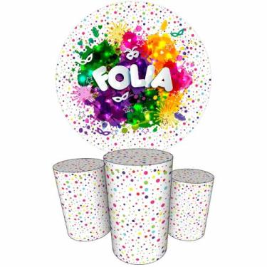 Imagem de Trio Capas Cilindro + Painel Redondo 1,50m Carnaval - Fadrix, K1CNV000