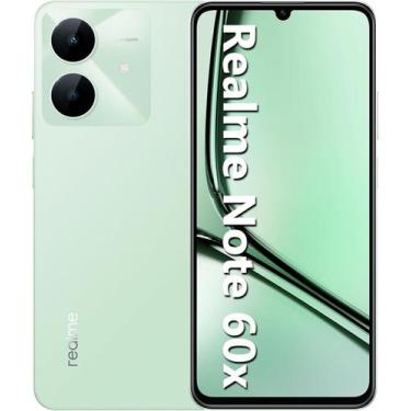 Imagem de Realme Note 60X 64GB Global 3GB verde 4G Smartphone Android 14 com Ent