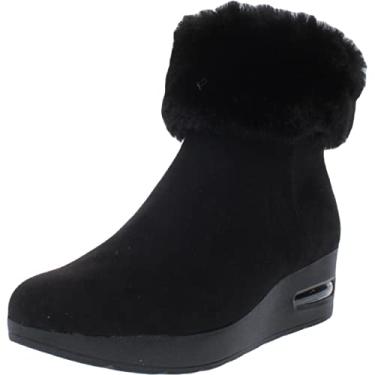 Imagem de DKNY Bota feminina de cano curto, Abri de microcamurça preta, 9.5