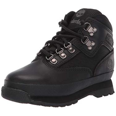 Imagem de Bota de caminhada Timberland Euro (Bebê/Criança pequena/Criança grande), Preto, 1.5 Little Kid