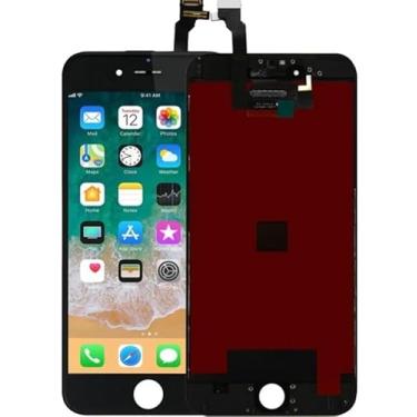 Imagem de Tela Frontal Touch Display Compatível IPhone 6 6G OLED Preta - Peça de Reposição Premium