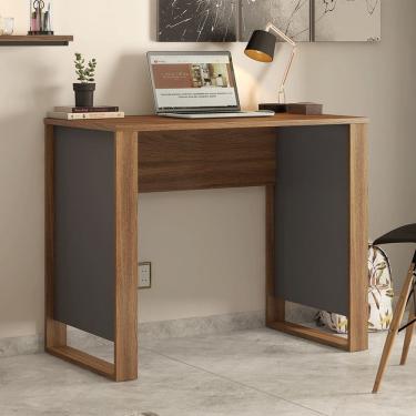 Imagem de Mesa para Computador Morada Amêndola Touch Grafito Demóbile