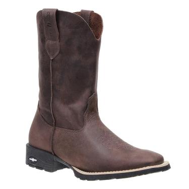 Imagem de Bota Masculina Country Bico Quadrado Café Cow Way 29488