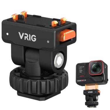 Imagem de Suporte adaptador VRIG Hot Shoe e Cold Shoe com suporte magnético rápido, inclinação 180 ajustável, acessório universal para câmera Insta360 X5/X4/X3/ACE PRO/ACE PRO2