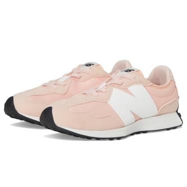 Imagem de New Balance Tênis infantil unissex 327 de renda elástica (criança pequena), Rosa (pink haze), 16
