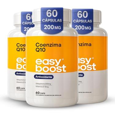 Imagem de Coenzima Q10 + Vitamina E + Tcm Easy Boost Kit 3x 60 capsulas total de 180 capsulas