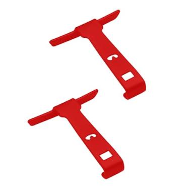 Imagem de Wicket de substituição para óculos de sol Oakley Sutro Lite OO9463/Sutro Lite AF OO9463A/Sutro Lite Sweep OO9465 (ventilado) - 2 pares (vermelho + vermelho)