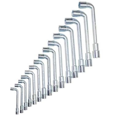 Imagem de Jogo de Chave Biela Tipo L Tradestar - 15 Unid.  8 a 22 mm 