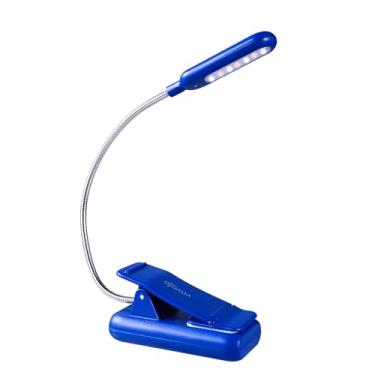 Imagem de VAVOFO Luz de livro recarregável para leitura na cama de crianças, 7 luzes de leitura LED com 9 níveis de luz do dia branca fria quente, lâmpada de cuidados com os olhos com indicador de energia para