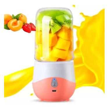 Imagem de Liquidificador Garrafa Mixer Copo Portátil Recarregável Usb - Mini Jui