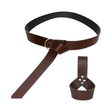 Imagem de Capa De Espada Medieval De Cavaleiro Viking Em Couro PU Para Espada Ra