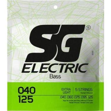 Imagem de Encordoamento Para Contrabaixo 5 Cordas .040 Extra Leve Sg - SG Acoust