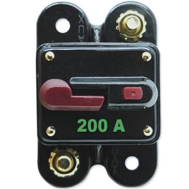 Imagem de Disjuntor Automotivo Proteção Som Bateria Resetável Liga Desliga - S/M