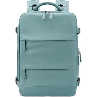 Imagem de Mochila De Viagem Aprovada Para Homens E Mulheres, Melhores Mochilas De Viagem De Avião Com Porta De Carregamento Usb, Bolsa De Bagagem Universitária De 35l Mochila Para La, Khaki, 17in