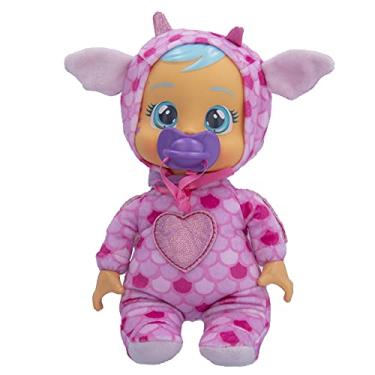 Imagem de Cry Babies Tiny Cuddles Bruny - 9 inch Baby Doll, Cries Real tears, Pink and Blue