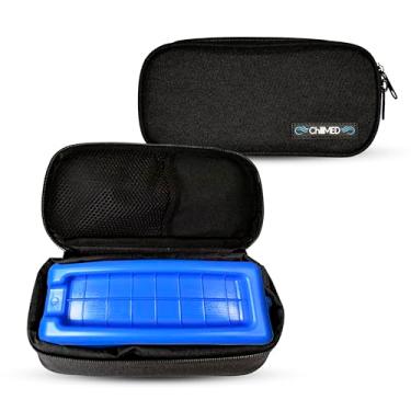 Imagem de ChillMed Bolsa de viagem térmica de insulina – Bolsa de viagem para canetas de diabéticos com bolso para pontas de caneta – Tempo de resfriamento de 12 horas (preto)