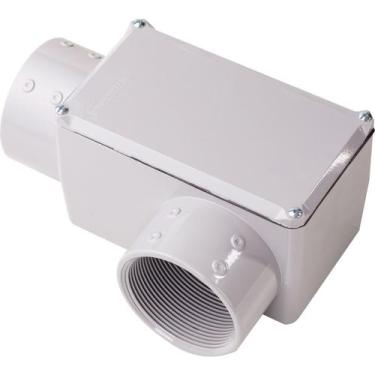 Imagem de Condulete Fixo "LL" 3/4" com tampa / com rosca NPT / com pintura eletr