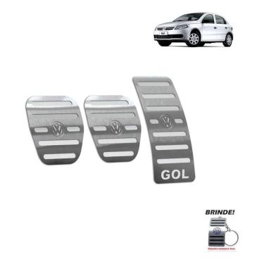Imagem de Pedaleira Volkswagen Gol G5 2008 Até 2012 Prata