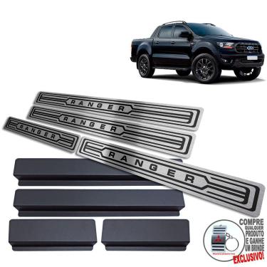 Imagem de Soleira Baixo Relevo Ford Ranger Black 2021 2022/