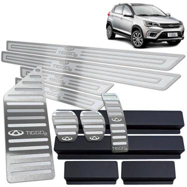 Imagem de Descanso Pedaleira Manual Soleira Tiggo 2 2019 20 Prata