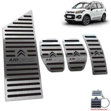 Imagem de Pedaleira Manual + Descanso Aircross 2011 A 2016 Preto