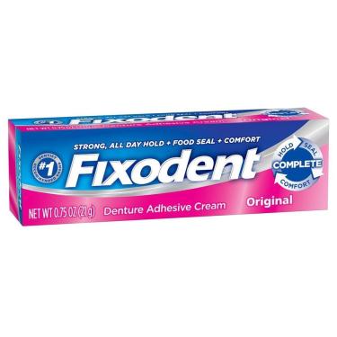 Imagem de Fixodent 21 g-creme adesivo para próteses dentárias