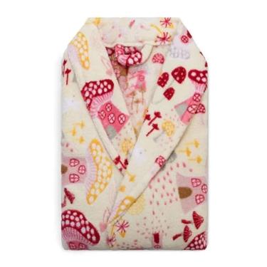 Imagem de Roupão infantil microfibra camesa unicórnio ii  4 a 6 anos 