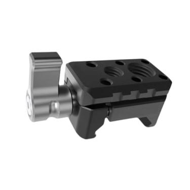 Imagem de Generic Kit de expansão para gaiola de câmera, extensão para gaiola de vídeo, liga de alumínio universal, montagem de 1/4" e 3/8", 3.2 X 1.85 X 2 Cm