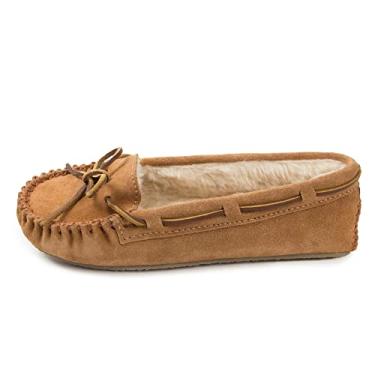 Imagem de Pantufa feminina Minnetonka Cally de pele sintética