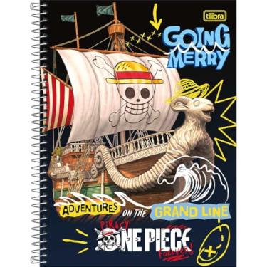 Imagem de Tilibra - Caderno Espiral Capa Dura Universitário Connect 10 Matérias One Piece Netflix 160 Folhas - Barco Going Merry