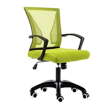 Imagem de Mesa de computador ergonomia de escritório de malha de elevação de assento de elevação executiva reclinável para escritório dormitório de estudante