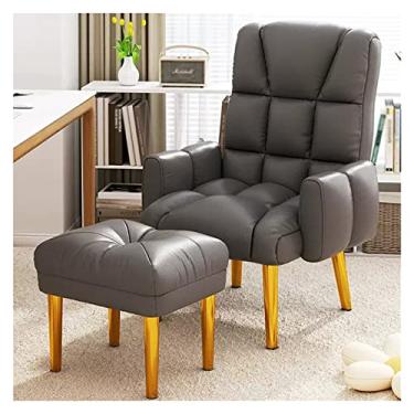 Imagem de UISLA Poltrona reclinável de sofá acolchoado para poltrona, moderno, clube, poltrona, sala de estar, quarto
