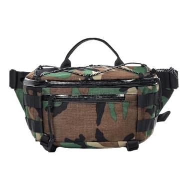 Imagem de VOTAGOO GEAR Bolsa tiracolo X-Pac 7L, bolsa transversal leve com fivela Fidlock e zíperes YKK para viagens e atividades ao ar livre, Camuflagem florestal, One Size, Airsoft masculino para uso ao ar