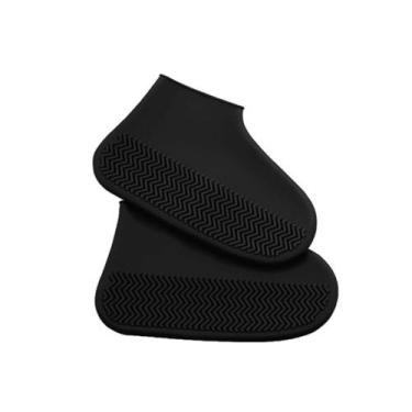 Imagem de Protetor De Sapato Calçado Silicone Impermeável Para Chuva Antiderrapa