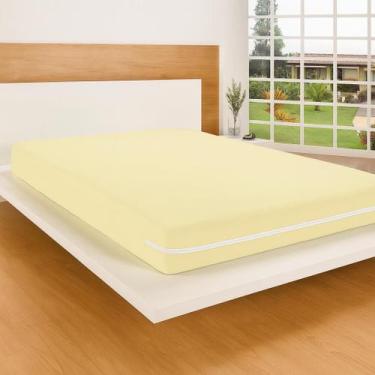 Imagem de Capa Para Colchão Casal Queen Malha Gel Com Zíper - Nalu Casa e Decora