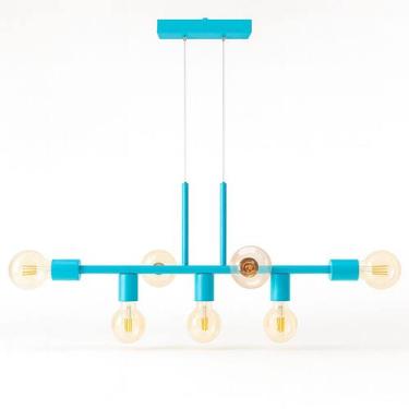 Imagem de Pendente Rubis Aluminio Teto E27 7 Luzes Lumini Lab