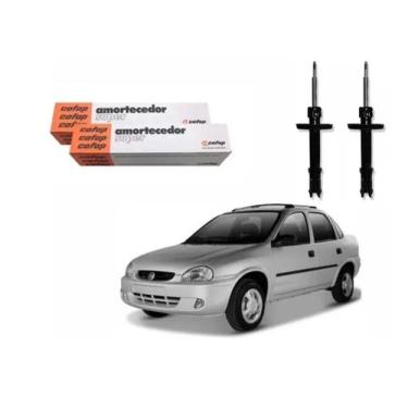 Imagem de Par Amortecedor Dianteiro Corsa 1994 a 2002 Celta Original Cofap Prism