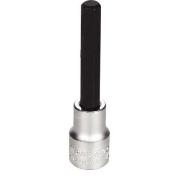 Imagem de Soquete em Aço Cromo Vanádio Ponta Hexagonal Longa 1/4" - Encaixe 1/2"