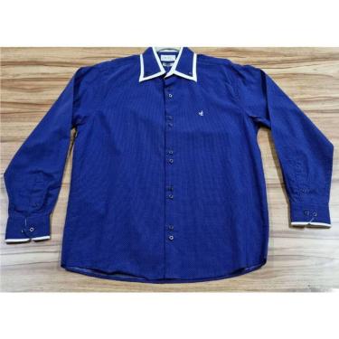 Imagem de Camisa Social Masculina Manga Longa WAZ 100% Algodão