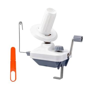 Imagem de Colaxi Enrolador de fios, enrolador de bolas, ferramenta essencial, prático, silencioso, estável, máquina de enrolar fios pequenos, manual para artesanato em