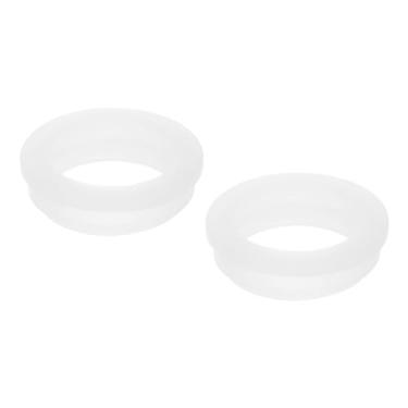 Imagem de 2 peças de encaixe com ilhós de borracha diâmetro 38,6 mm ID 32,5 mm H 12,8 mm vedação antiarranhões para caixa elétrica tubo de cabo transparente