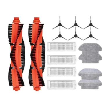 Imagem de Compatible With Xiaomi Mijia Mi Robot Vacuum-Mop Pro STYTJ02YM 2S/3C/Conga 3490 Viomi V2 PRO V3 Vacuum Cleaner Main Side Brush Hepa Filter(Light green)