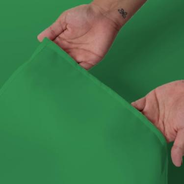 Imagem de Basic Toalha de Mesa Oxford, Retangular, Tecido Poliéster Liso, para Mesa de Jantar, Acabamento em Tecido Oxford, 4, 6, 8 e 10 Lugares (Verde, 10 Lugares: 3,00 x 1,40 m)