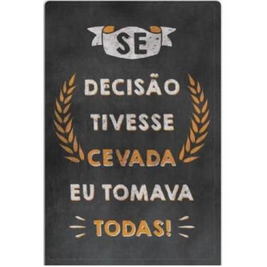 Imagem de Placa decorativa frases cerveja 0007071000 - DICEART, 3