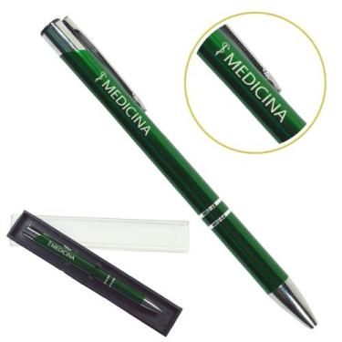 Imagem de Caneta Personalizada Cursos Metal Profissional Coloridas Medicina - ou